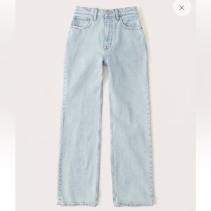 Abercrombie Curve Love High Rise 90s Relaxed Jeans 28